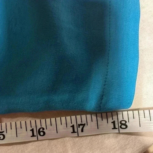 IB Diffusion Turquoise Blue Cotton WMN Cardigan with beadings and Jewels - SZ M - Picture 10 of 10